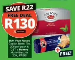 Checkers Five Roses Ceylon Blend Tea offer
