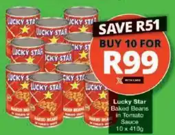 Checkers Lucky Star Baked Beans in Tomato Sauce offer