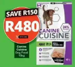 Checkers Canine Cuisine Dog Food offer