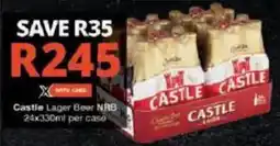 Checkers Castle Lager Beer NRB offer
