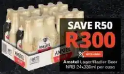 Checkers Amstel Lager/ Radler Beer NRB offer