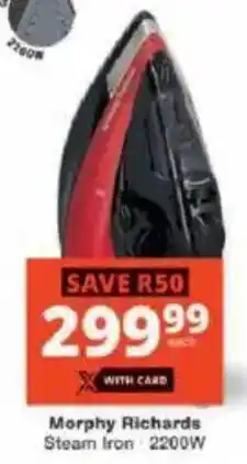 Checkers Morphy Richards Steam Iron offer
