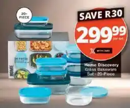 Checkers Home Discovery Glass Bakeware Set offer