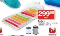 Checkers Bestway Inflatable Folder Lounger offer