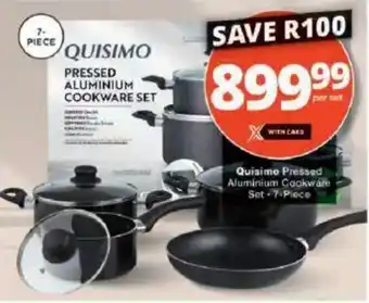 Checkers Quisimo Pressed Aluminium Cookware Set offer