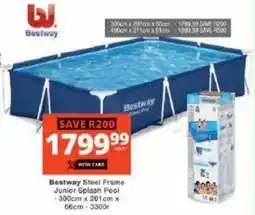 Checkers Bestway Steel Frame Junior Splash Pool offer