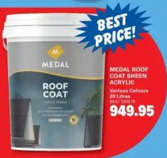Cashbuild Medal roof coat sheen acrylic offer