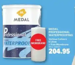 Cashbuild Medal professional waterproofing offer