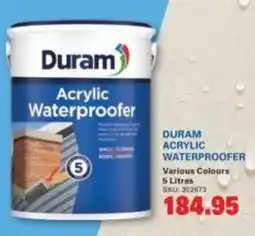 Cashbuild Duram Acrylic Waterproofer offer
