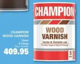 Cashbuild Champion wood varnish clear offer