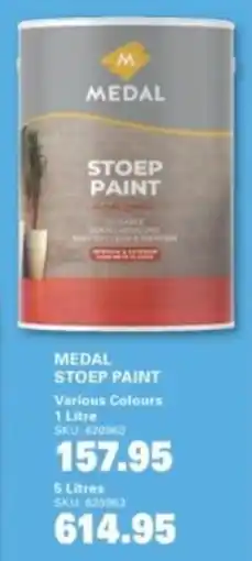 Cashbuild Medal stoep paint offer
