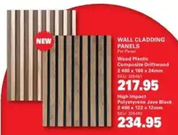 Cashbuild Wall cladding panels wood plastic composite driftwood offer
