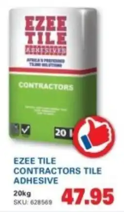 Cashbuild Ezee tile contractors tile adhesive offer