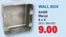 Cashbuild Wall box sabs metal offer
