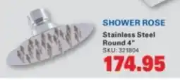 Cashbuild Shower rose stainless steel round offer