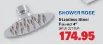 Cashbuild Shower rose stainless steel round offer