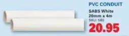 Cashbuild Pvc conduit sabs white offer