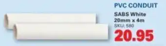 Cashbuild Pvc conduit sabs white offer