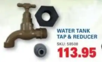 Cashbuild Water tank tap & reducer offer