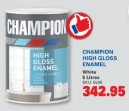 Cashbuild Champion high gloss enamel white offer