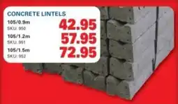 Cashbuild Concrete lintels offer