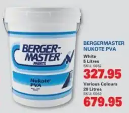 Cashbuild Bergermaster nukote pva offer