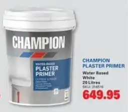 Cashbuild Champion plaster primer water based white offer