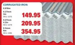 Cashbuild Corrugated iron offer
