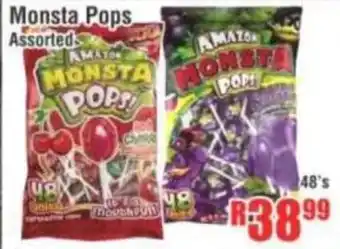 Devland Cash And Carry Monsta Pops Assorted offer