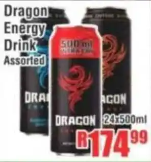 Devland Cash And Carry Dragon Energy Drink Assorted offer