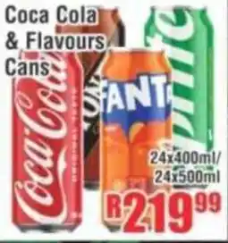 Devland Cash And Carry Coca Cola & Flavours Cans offer