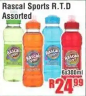 Devland Cash And Carry Rascal Sports R.T.D Assorted offer