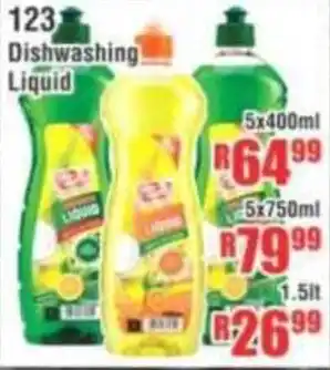 Devland Cash And Carry 123 Dishwashing Liquid offer
