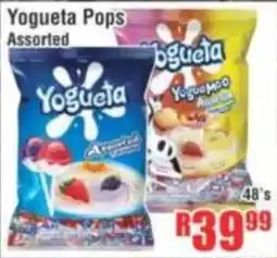 Devland Cash And Carry Yogueta Pops Assorted offer