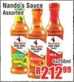 Devland Cash And Carry Nando's Sauce Assorted offer
