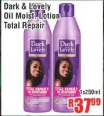 Devland Cash And Carry Dark & Lovely Oil Moist. Lotion Total Repair offer
