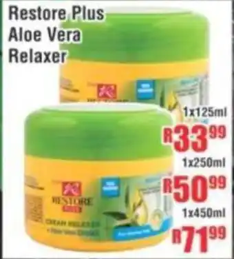 Devland Cash And Carry Restore Plus Aloe Vera Relaxer offer