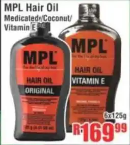 Devland Cash And Carry MPL Hair Oil Medicated/ Coconut/ Vitamin E offer