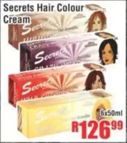 Devland Cash And Carry Secrets Hair Colour Cream offer