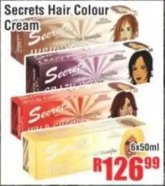 Devland Cash And Carry Secrets Hair Colour Cream offer