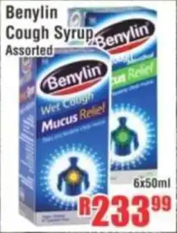Devland Cash And Carry Benylin Cough Syrup Assorted offer
