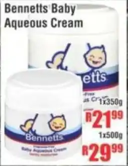 Devland Cash And Carry Bennetts Baby Aqueous Cream offer