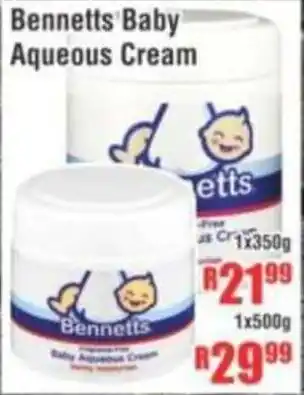 Devland Cash And Carry Bennetts Baby Aqueous Cream offer