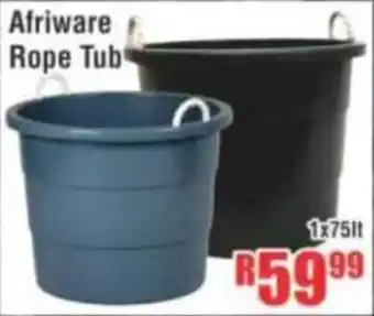 Devland Cash And Carry Afriware Rope Tub offer