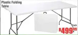Devland Cash And Carry Plastic Folding Table offer