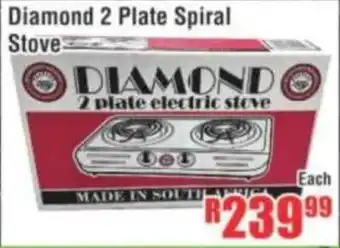Devland Cash And Carry Diamond 2 Plate Spiral Stove offer
