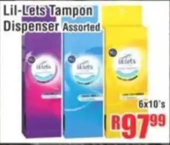 Devland Cash And Carry Lil-Lets Tampon Dispenser Assorted offer