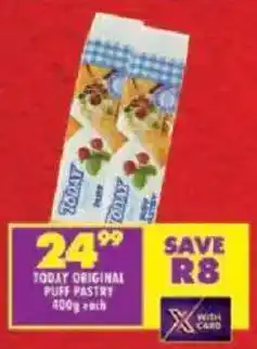 Shoprite Today original puff pastry offer