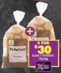 Shoprite Class 1 Potatoes offer