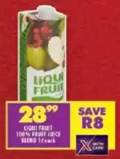 Shoprite Liqui fruit 100% fruit juice blend offer